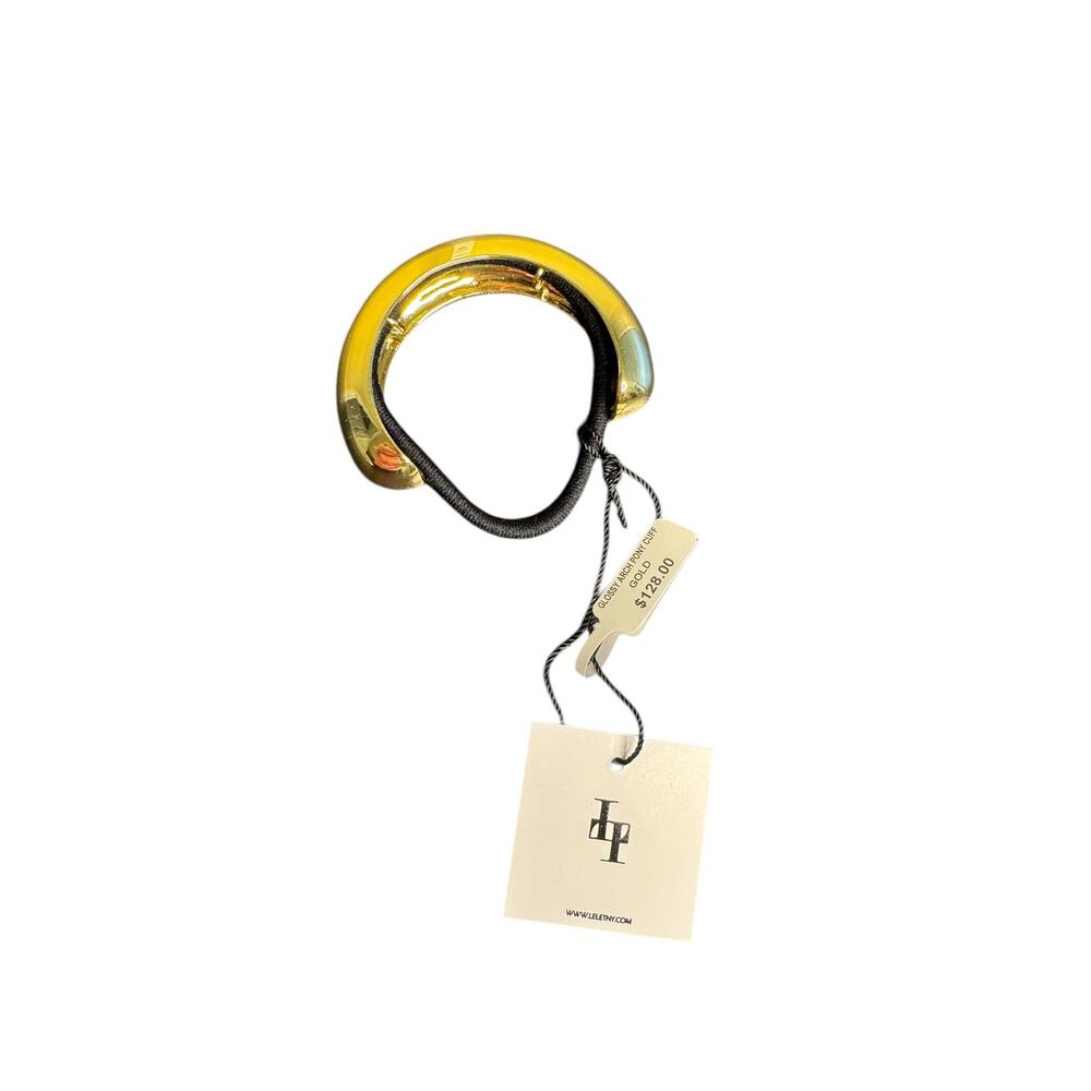 Lelet NY NWT Glossy Arch Pony in Gold - Picture 2 of 7